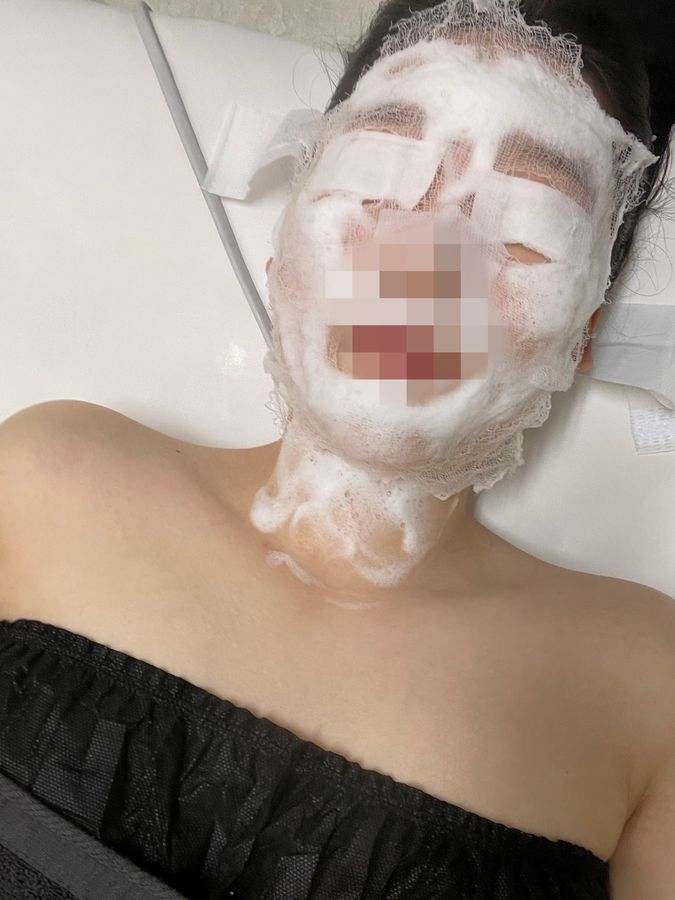 불광역 코 — 채우리 에스테틱 거품 클렌징으로 화장과 잔여물을 지워요